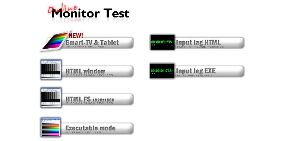 Calibra la imagen de tu pantalla con Online monitor test